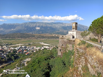 Widok z zamku na góry